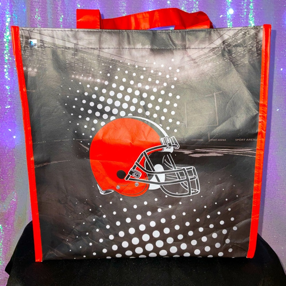 Cleveland Browns reusable tote bag